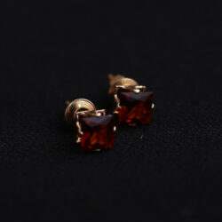 Garnet Earring