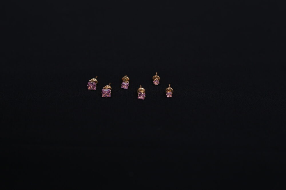 Pink Crystal Earring - Image 3